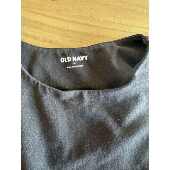 Old Navy Women’s Plain Black High Neck Bodysuit Size Medium - Picture 5 of 5